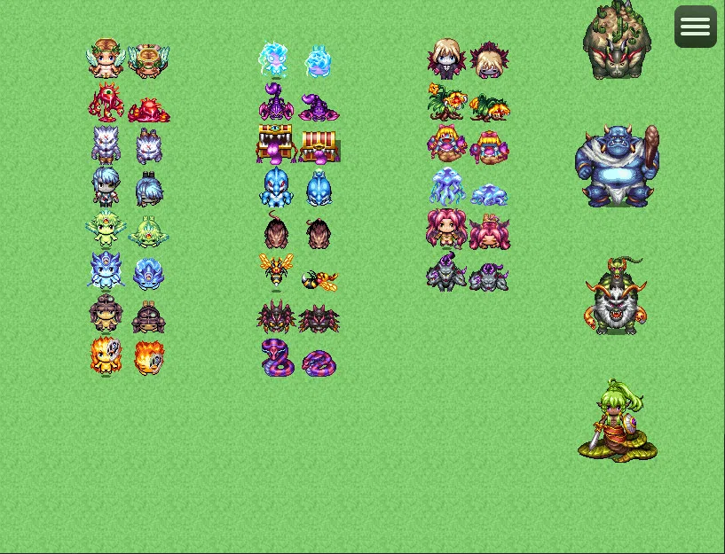 RPG Maker MZ - MV Enemies - character sprites Screenshot 0