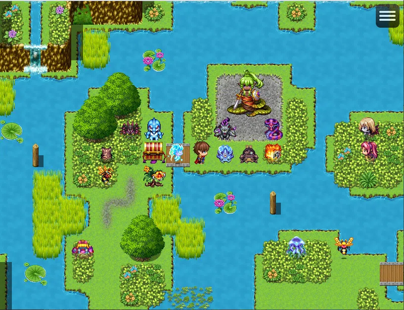 RPG Maker MZ - MV Enemies - character sprites Screenshot 1