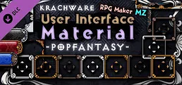 RPG Maker MZ - Krachware User Interface Material POPFANTASY