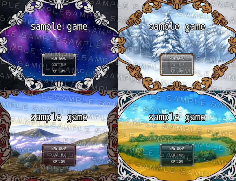 RPG Maker MZ - Krachware User Interface Material POPFANTASY Screenshot 1