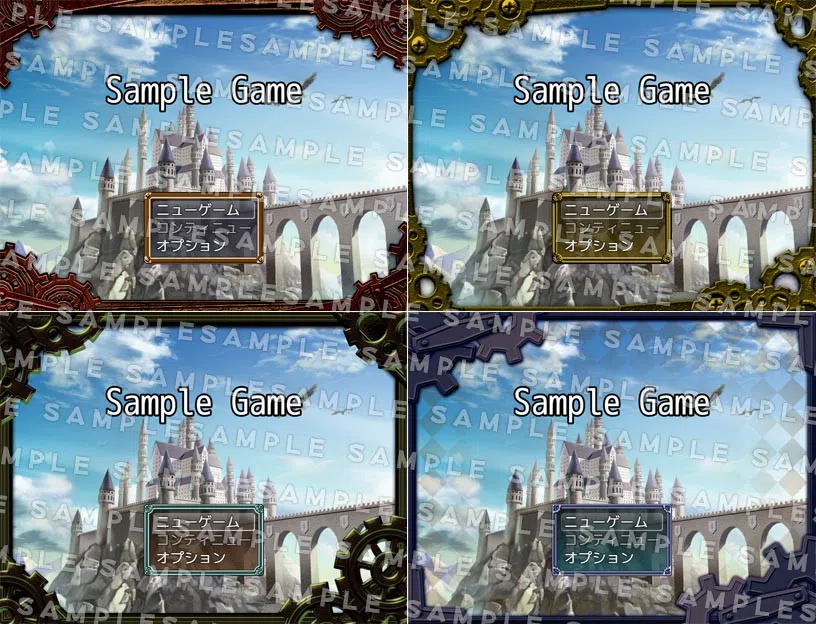RPG Maker MZ - Krachware User Interface Material Steampunk Screenshot 1