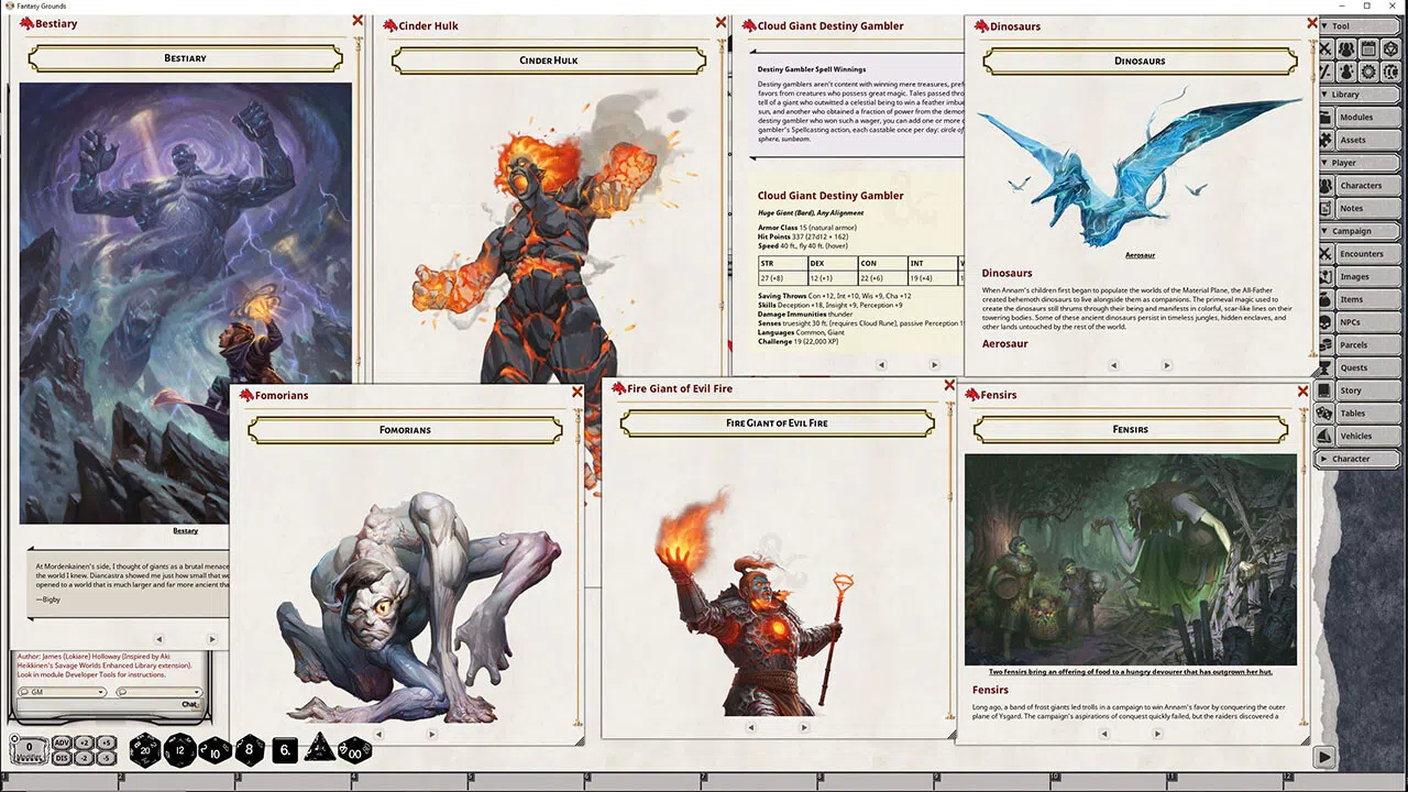 Fantasy Grounds - D&D Bigby Presents Glory of the Giants Screenshot 4