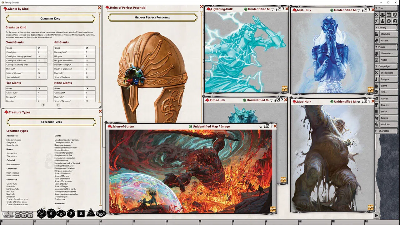 Fantasy Grounds - D&D Bigby Presents Glory of the Giants Screenshot 3