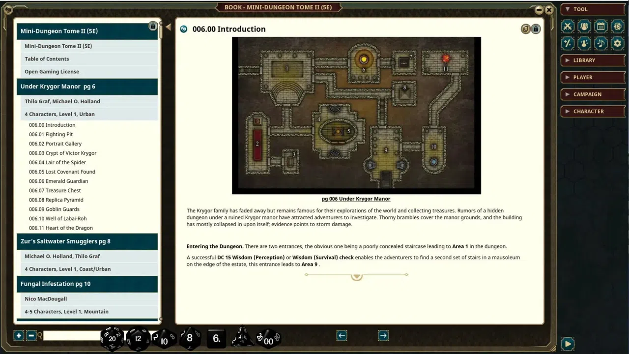 Fantasy Grounds - Mini-Dungeon Tome II (5th Edition) Screenshot 1