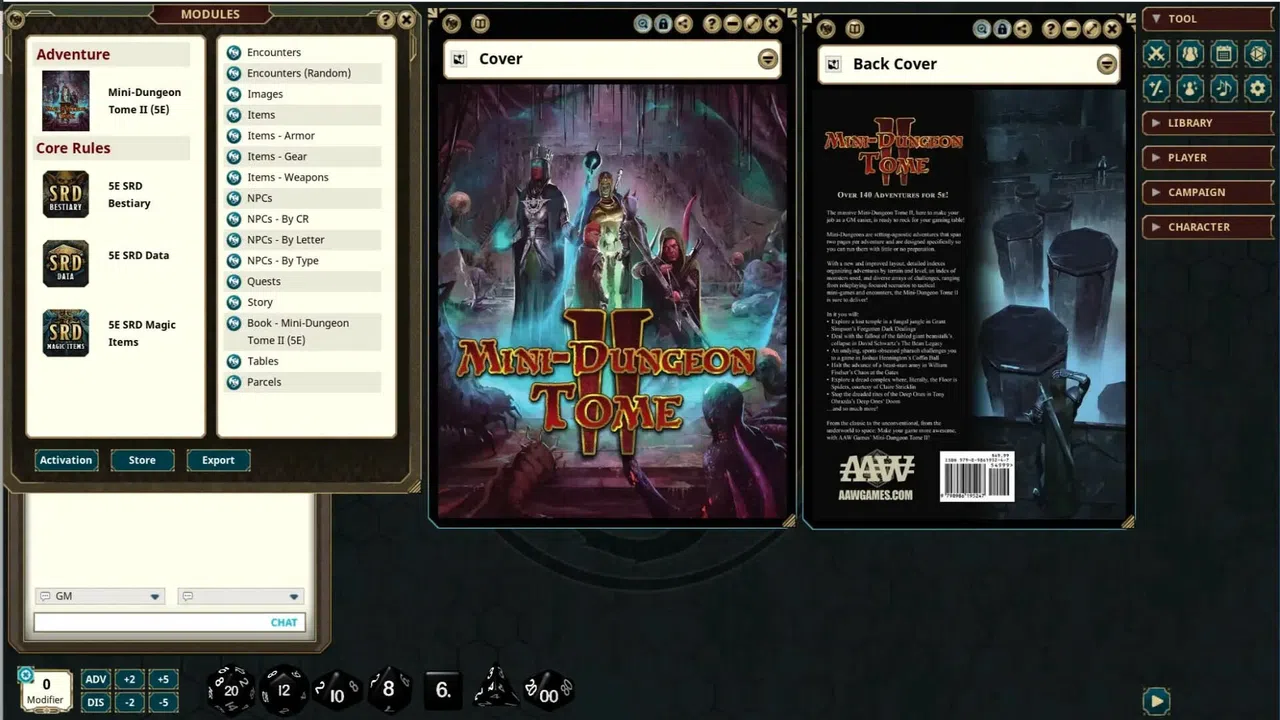 Fantasy Grounds - Mini-Dungeon Tome II (5th Edition) Screenshot 0