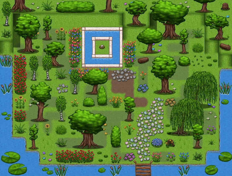 RPG Maker VX Ace - Big Garden Tiles Screenshot 1