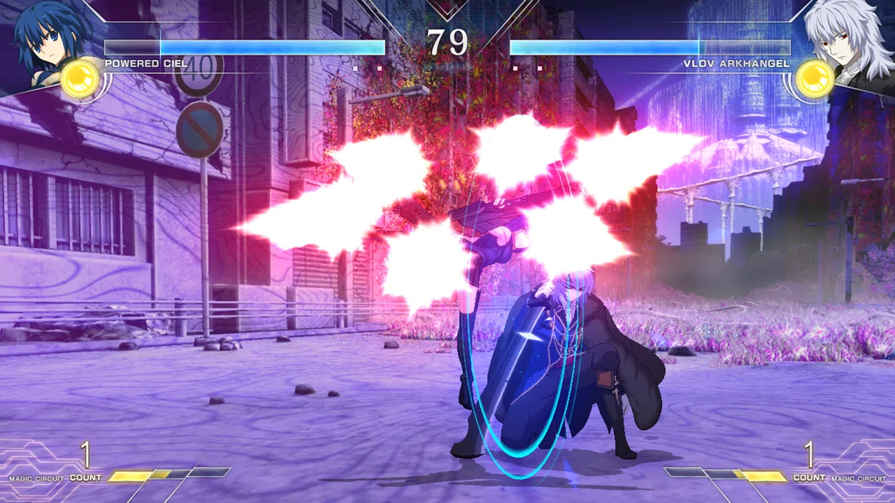 MELTY BLOOD: TYPE LUMINA - Powered Ciel Round Announcements Screenshot 1