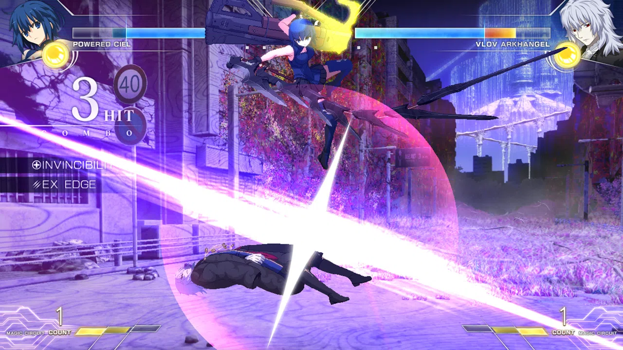 MELTY BLOOD: TYPE LUMINA - Powered Ciel Round Announcements Screenshot 2