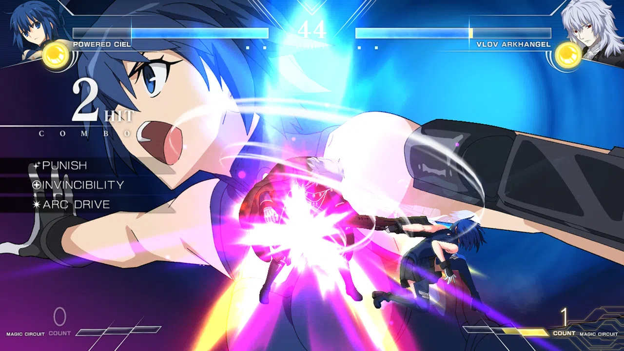 MELTY BLOOD: TYPE LUMINA - Powered Ciel Round Announcements Screenshot 4
