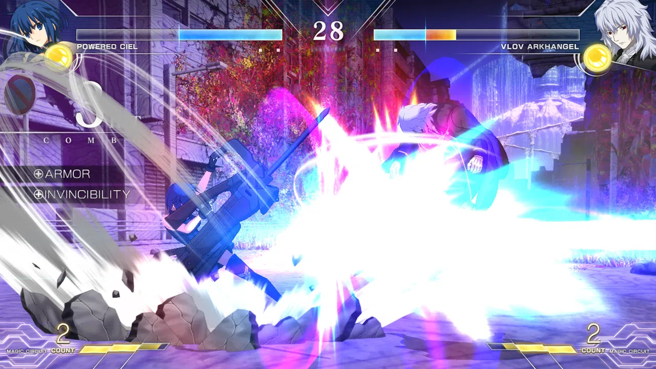 MELTY BLOOD: TYPE LUMINA - Powered Ciel Round Announcements Screenshot 3