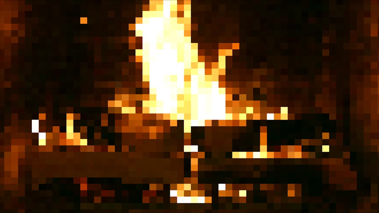 8 Bit Christmas Fireplace Screenshot 0