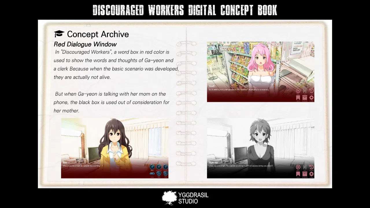 Discouraged Workers - Digital Concept Book Screenshot 4