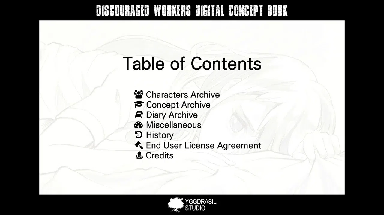 Discouraged Workers - Digital Concept Book Screenshot 1