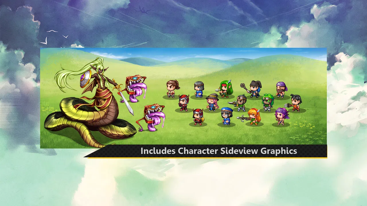RPG Maker MV - Add-on Vol.2: RM2K Hero Character Pack Screenshot 1