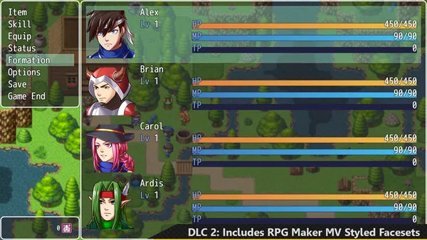 RPG Maker MV - Add-on Vol.2: RM2K Hero Character Pack Screenshot 2