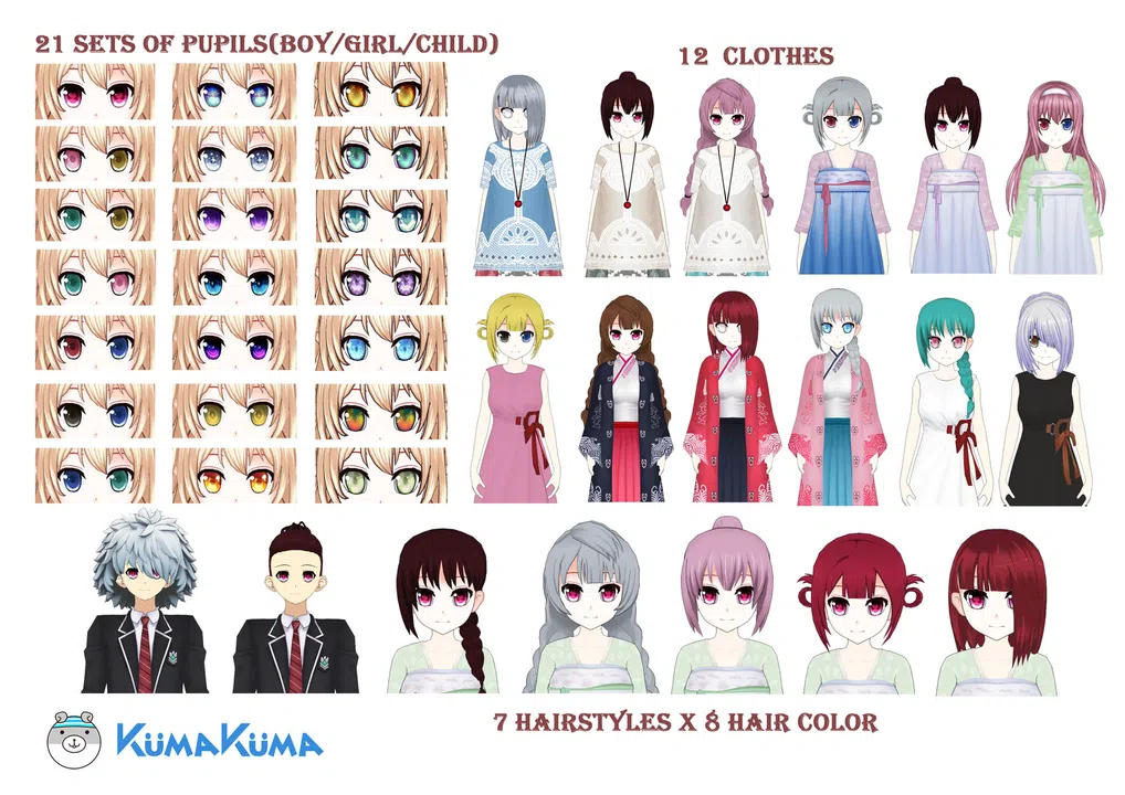 KumaKuma – National Costumes Screenshot 0