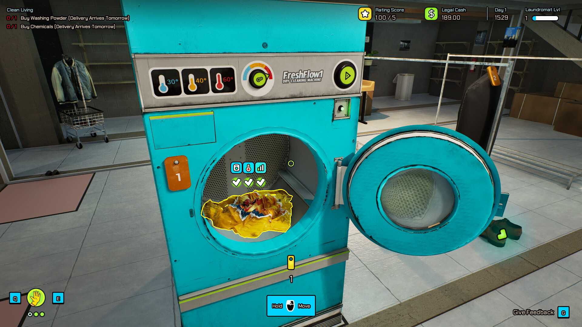 Laundering Simulator - Clean Cash and Laundry Screenshot 0