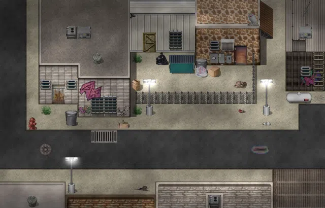 RPG Maker MZ - KR Urban Modern Tileset Screenshot 0