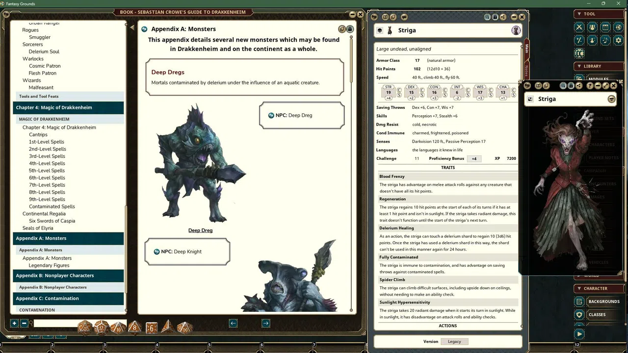 Fantasy Grounds - Sebastian Crowe's Guide to Drakkenheim Screenshot 3