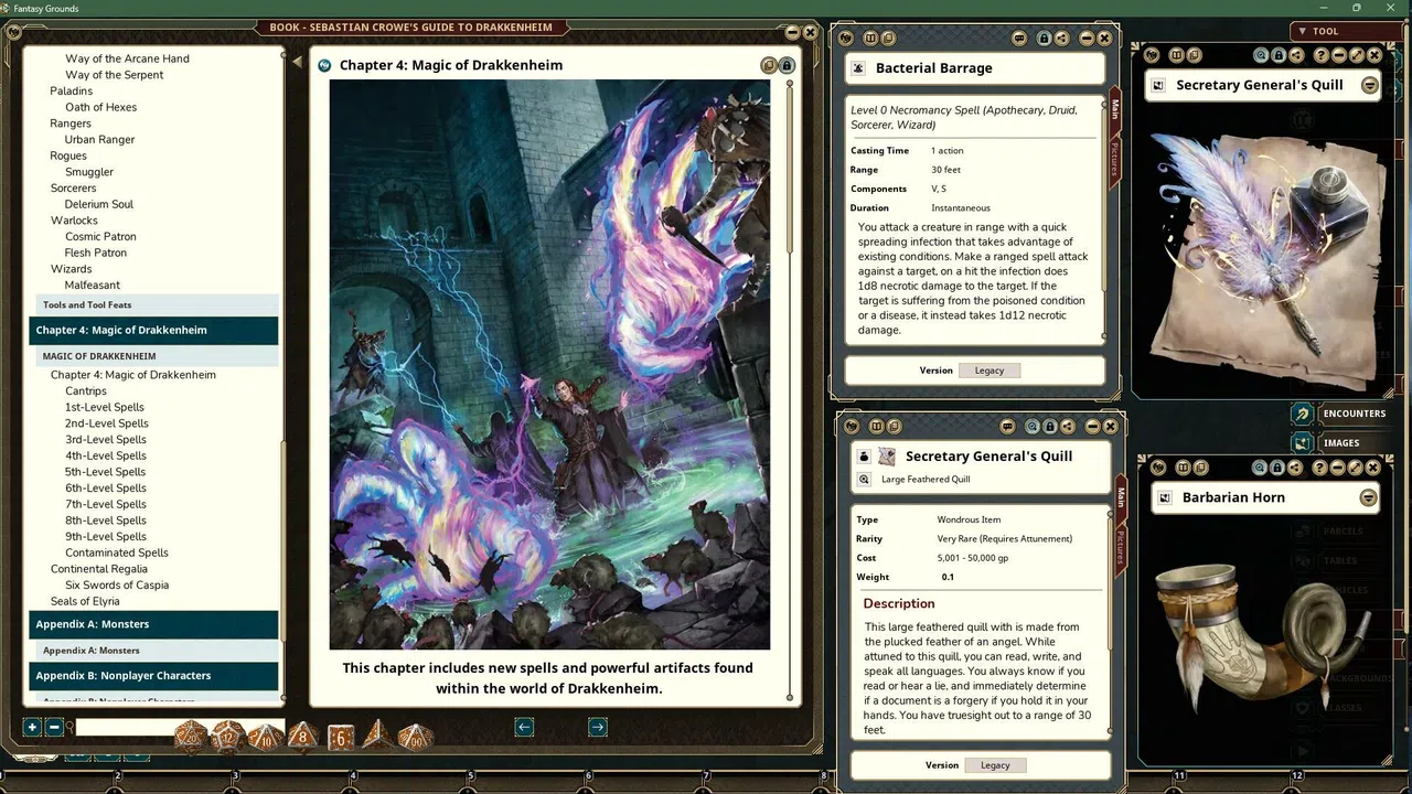 Fantasy Grounds - Sebastian Crowe's Guide to Drakkenheim Screenshot 1