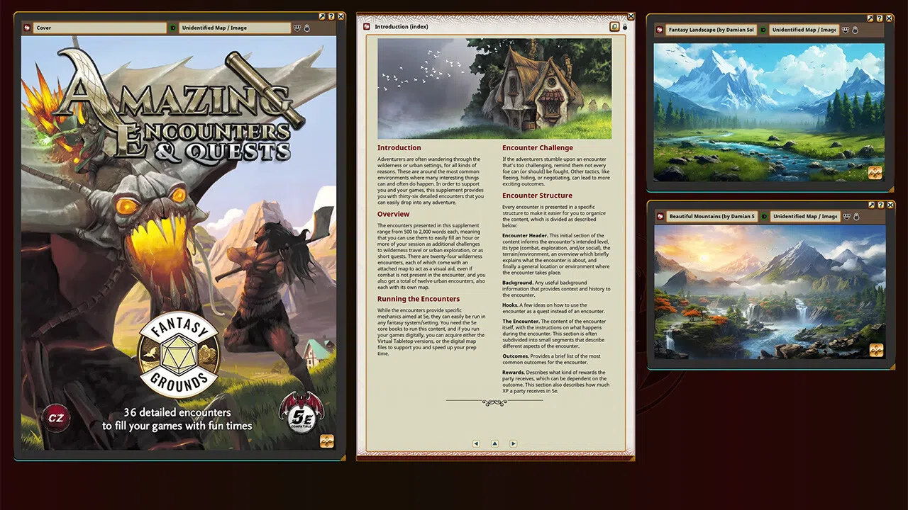 Fantasy Grounds - Amazing Encounters & Quests Screenshot 1