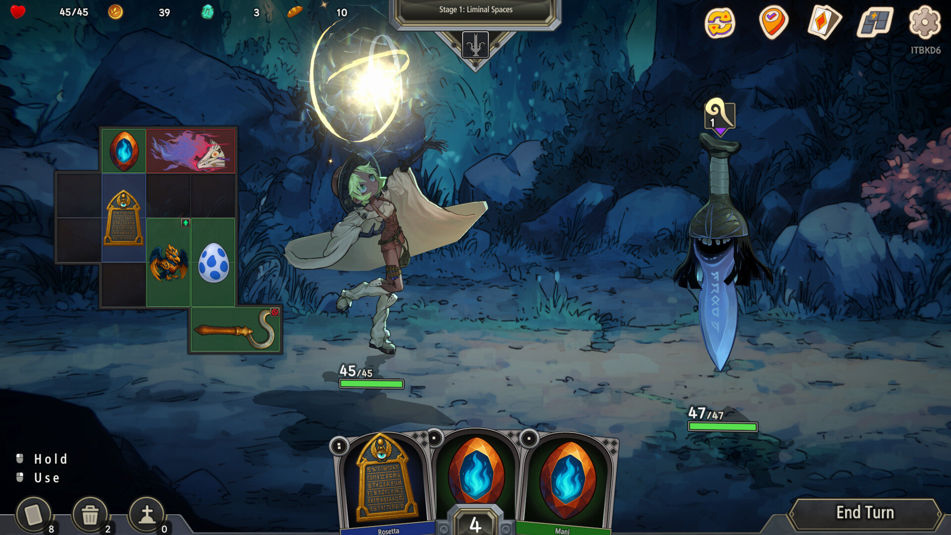 Pocket Legend : Inventory Roguelike Deckbuilder Screenshot 1