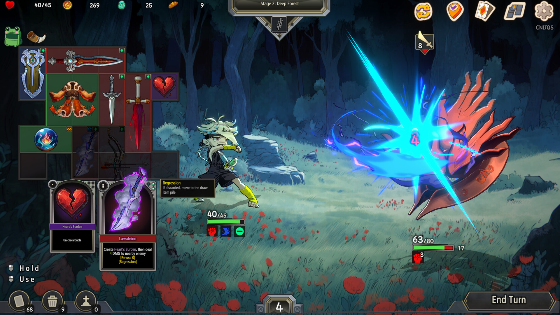 Pocket Legend : Inventory Roguelike Deckbuilder Screenshot 2