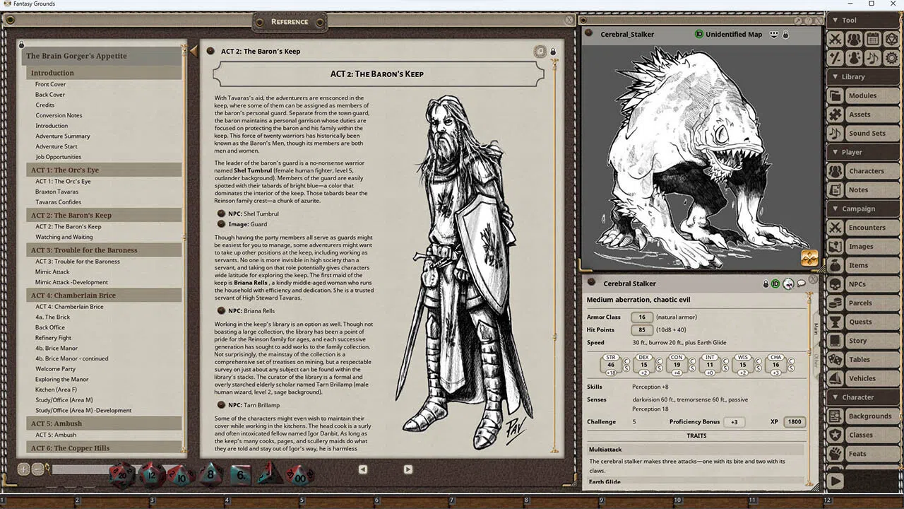 Fantasy Grounds - The Brain Gorger's Appetite (5E) Screenshot 1