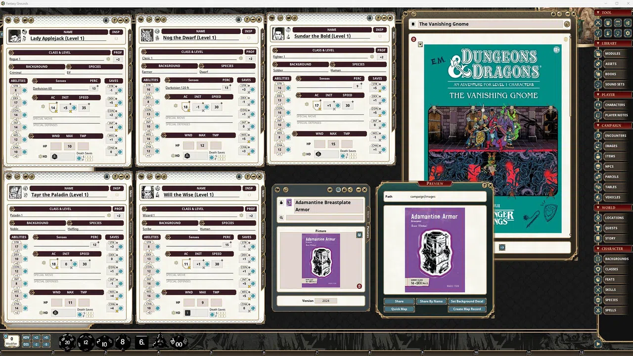 Fantasy Grounds - Dungeons & Dragons - Netflix - Stranger Things: Welcome to the Hellfire Club Screenshot 1