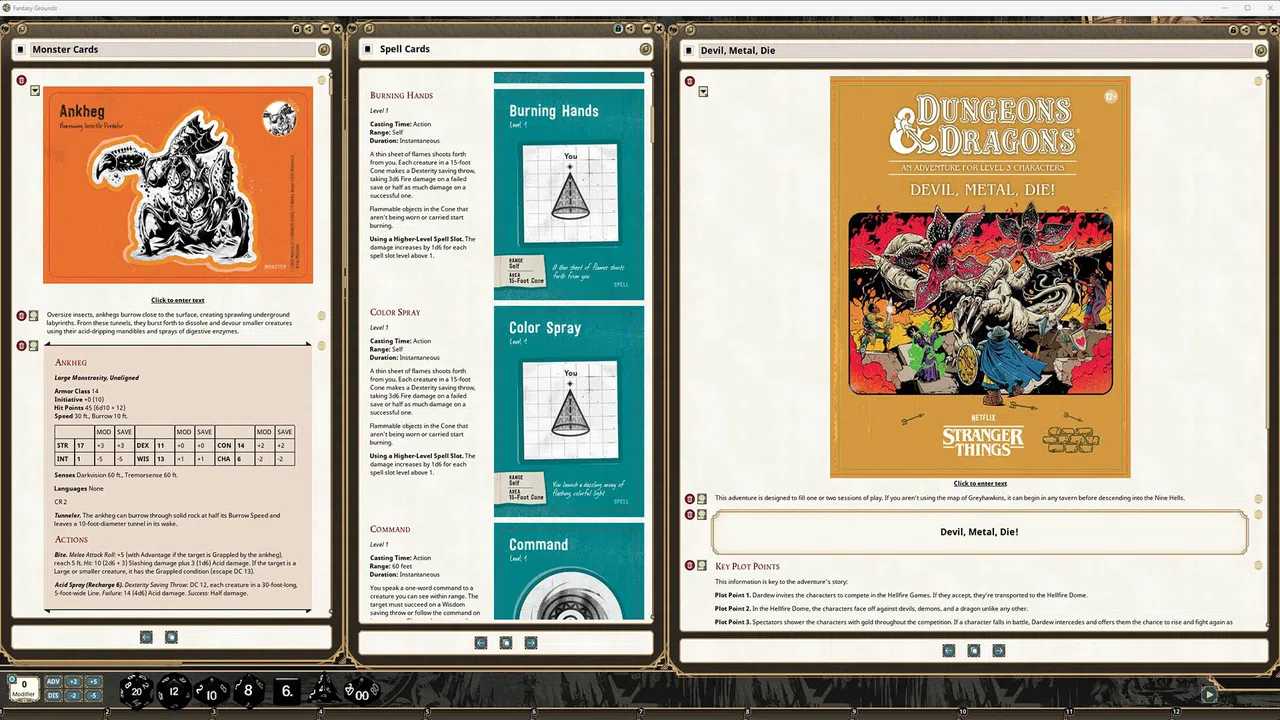 Fantasy Grounds - Dungeons & Dragons - Netflix - Stranger Things: Welcome to the Hellfire Club Screenshot 0