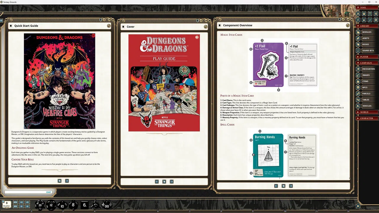 Fantasy Grounds - Dungeons & Dragons - Netflix - Stranger Things: Welcome to the Hellfire Club Screenshot 2