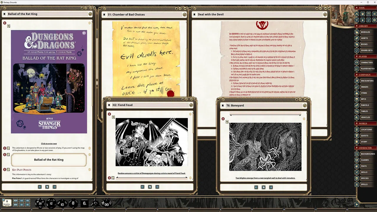 Fantasy Grounds - Dungeons & Dragons - Netflix - Stranger Things: Welcome to the Hellfire Club Screenshot 4