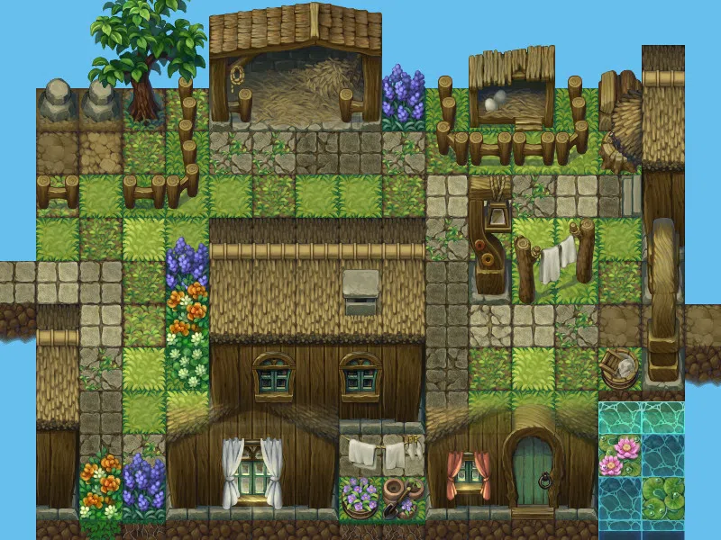 RPG Maker MZ - Grid Map Tiles  RPG Maker Edition Screenshot 0