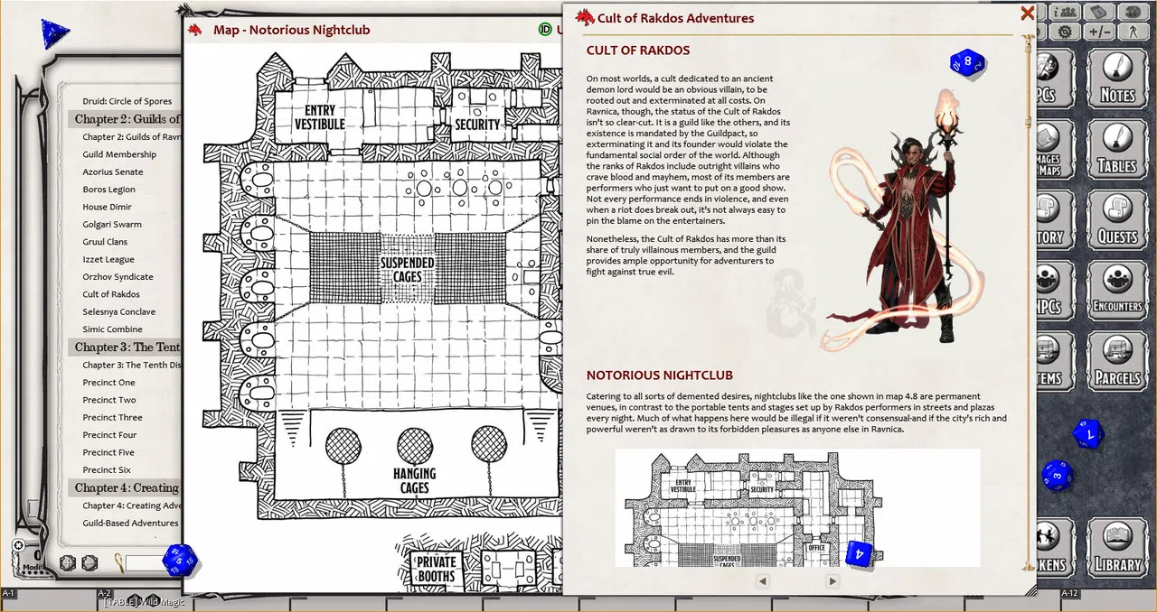 Fantasy Grounds - D&D Guildmasters' Guide to Ravnica Screenshot 5