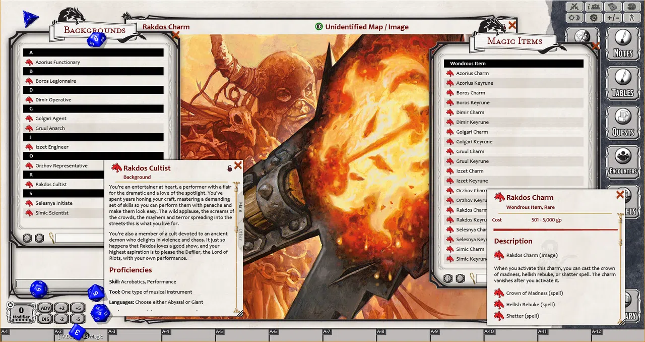 Fantasy Grounds - D&D Guildmasters' Guide to Ravnica Screenshot 4