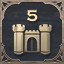 5 Upgrades in Stronghold icon