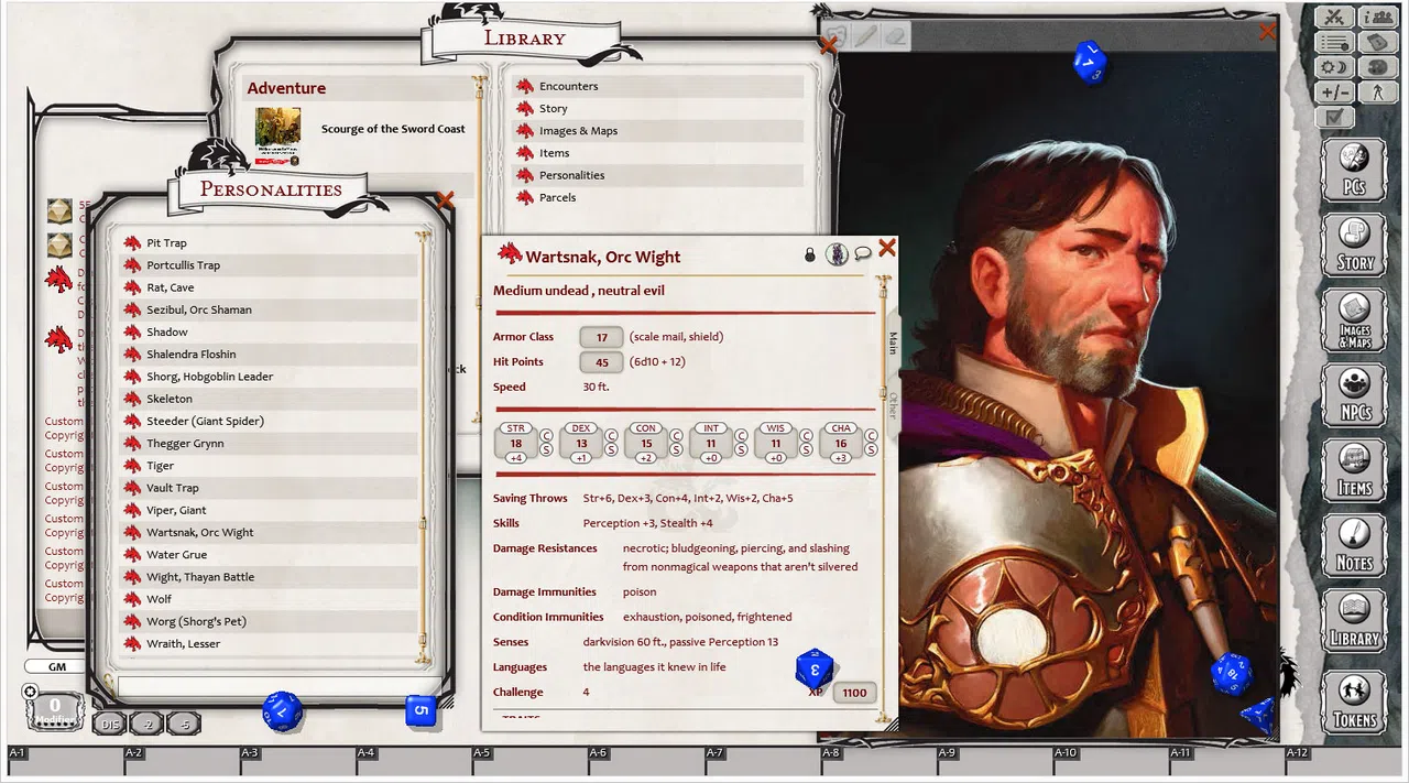 Fantasy Grounds - D&D Scourge of the Sword Coast Screenshot 0