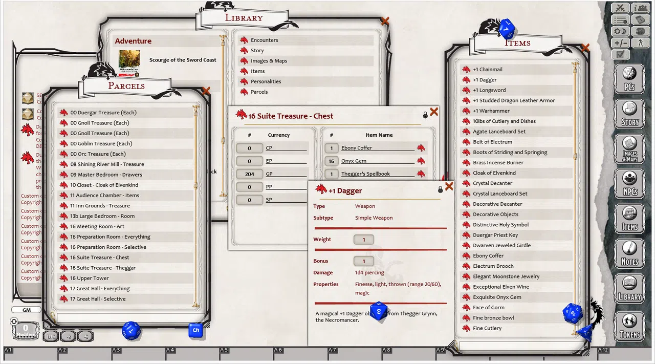 Fantasy Grounds - D&D Scourge of the Sword Coast Screenshot 2