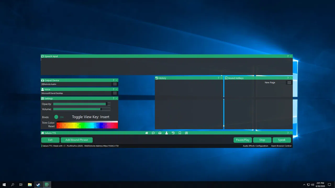 Sakura TTS Screenshot 1