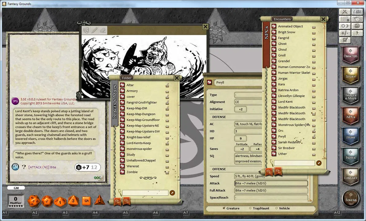 Fantasy Grounds - 3.5E/PFRPG: Gambler's Quest - 1 on 1 Screenshot 0
