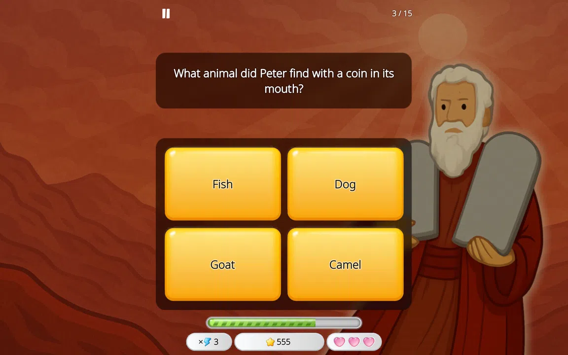 Bible Quiz - Miracles Mode Screenshot 0
