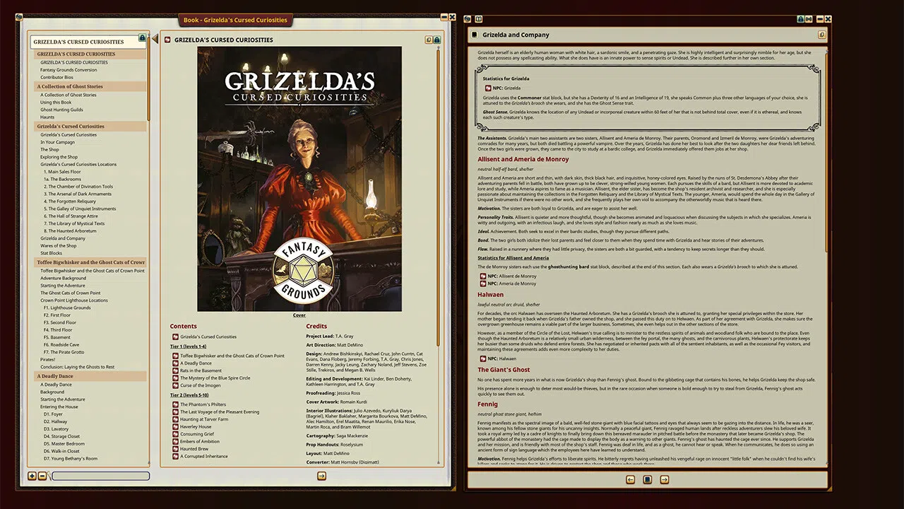 Fantasy Grounds - Grizelda's Cursed Curiosities Screenshot 3