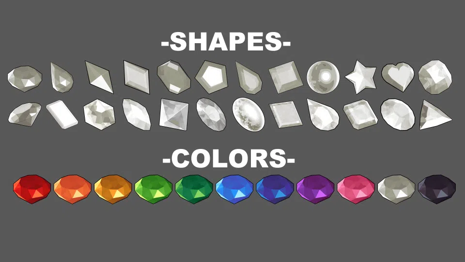 Visual Novel Maker - Jewels Asset Pack 4K Screenshot 0