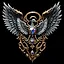 crowned eagle icon
