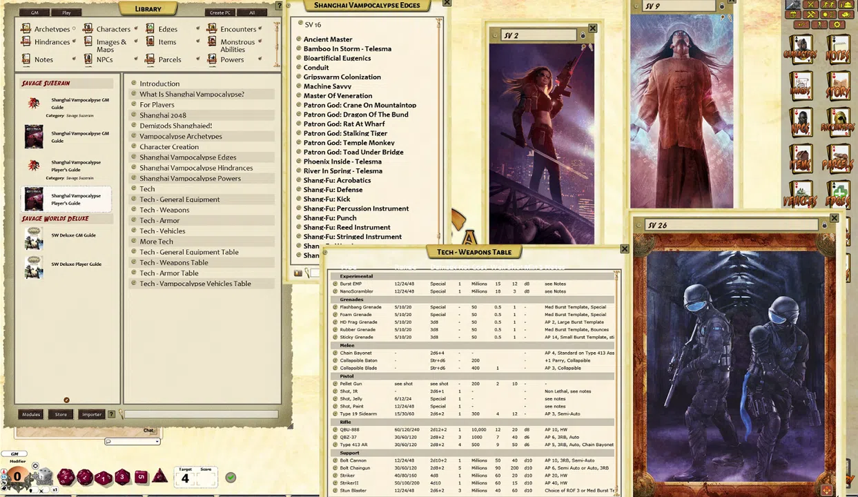 Fantasy Grounds - Shanghai Vampocalypse (Savage Worlds) Screenshot 2