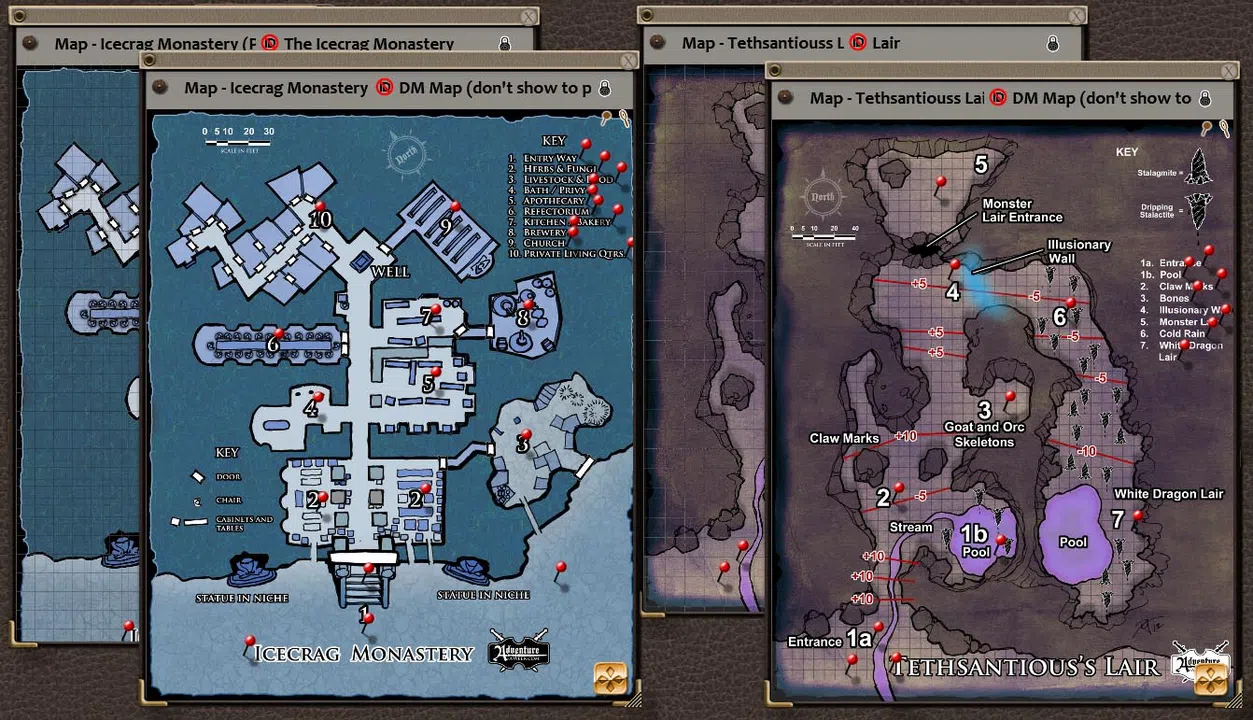 Fantasy Grounds - A10: Icecrag Monastery (5E) Screenshot 3