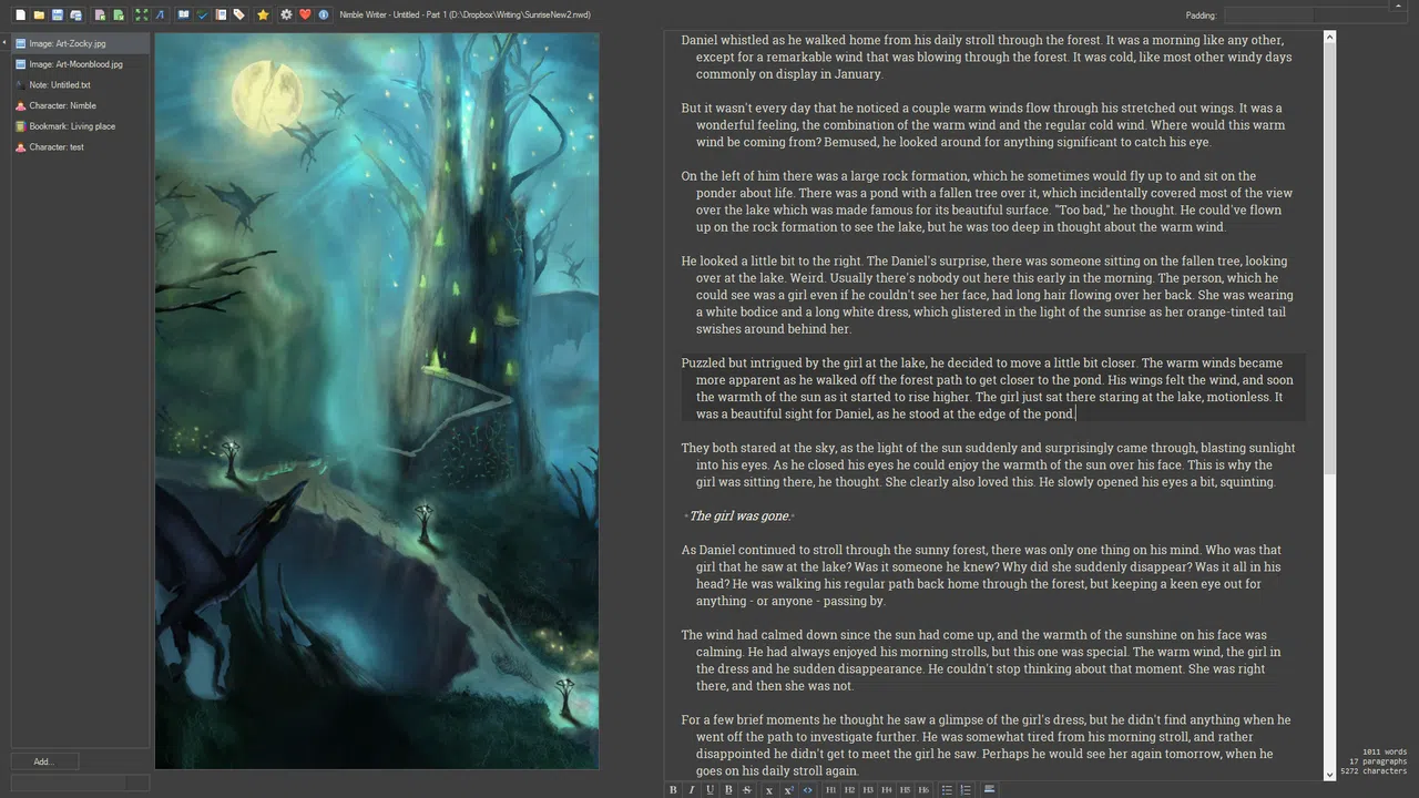 Nimble Writer Screenshot 0