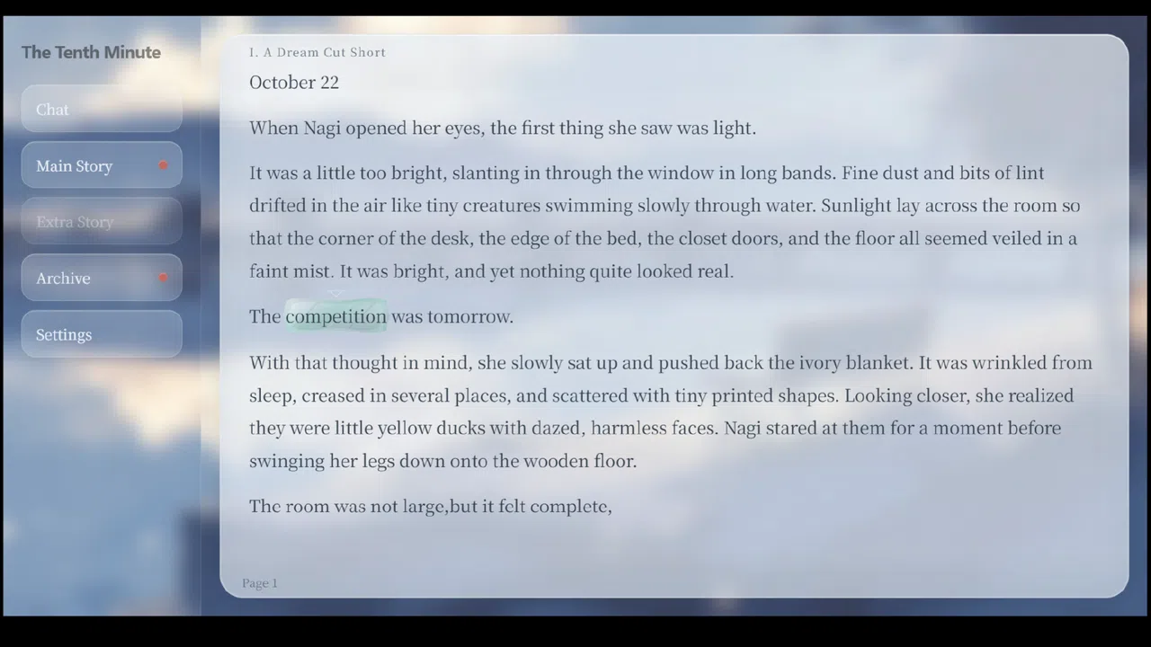 The Tenth Minute Screenshot 1