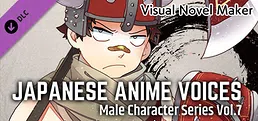 Visual Novel Maker - Japanese Anime Voices：Male Character Series Vol.7