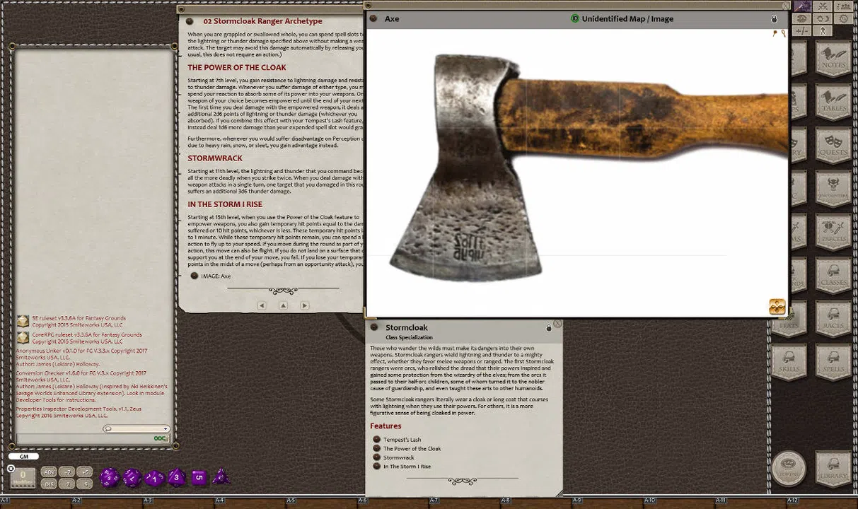 Fantasy Grounds - By Flame, Storm, and Thorn (5E) Screenshot 3